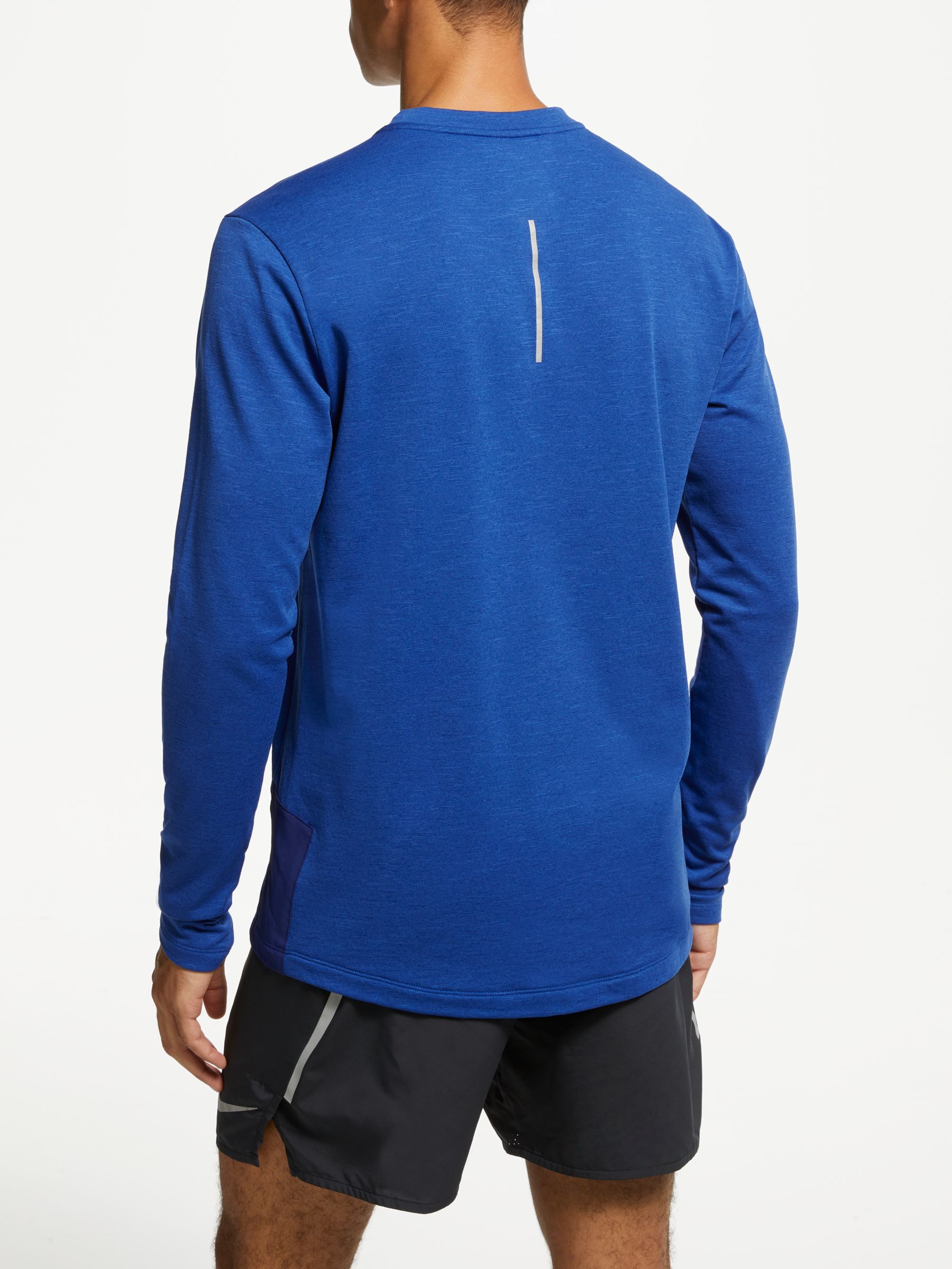 Patronise Stifte bekendtskab Bevægelig Nike Therma Sphere Element 2.0 Long Sleeve Running Top, Blue Void, S