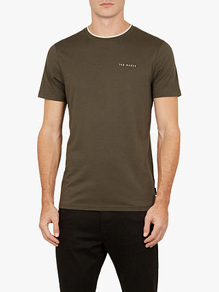 Ted Baker Rooma Short Sleeve T-Shirt, Khaki Green