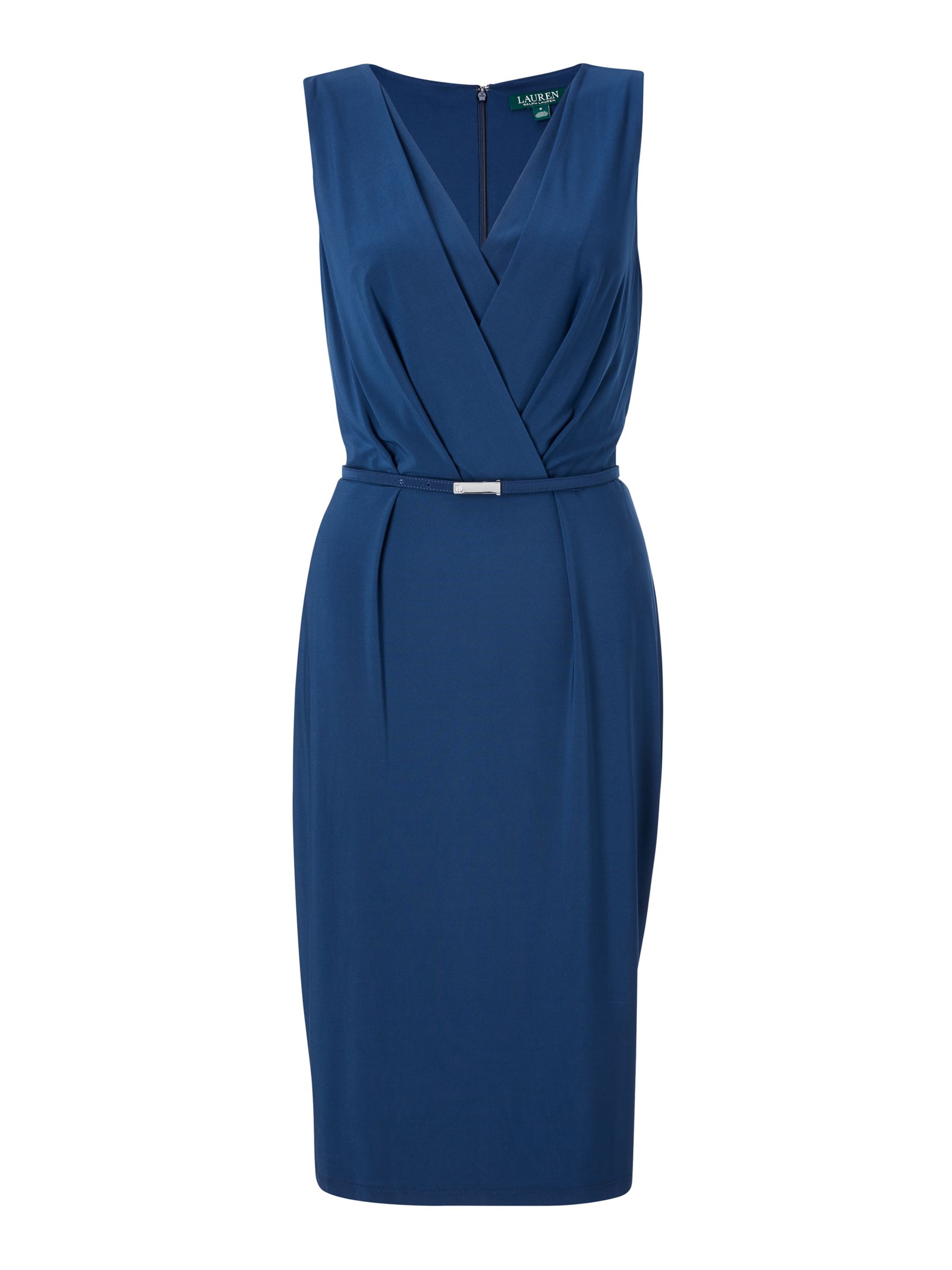 Lauren Ralph Lauren Lazia Belted Dress, Luxe Blue