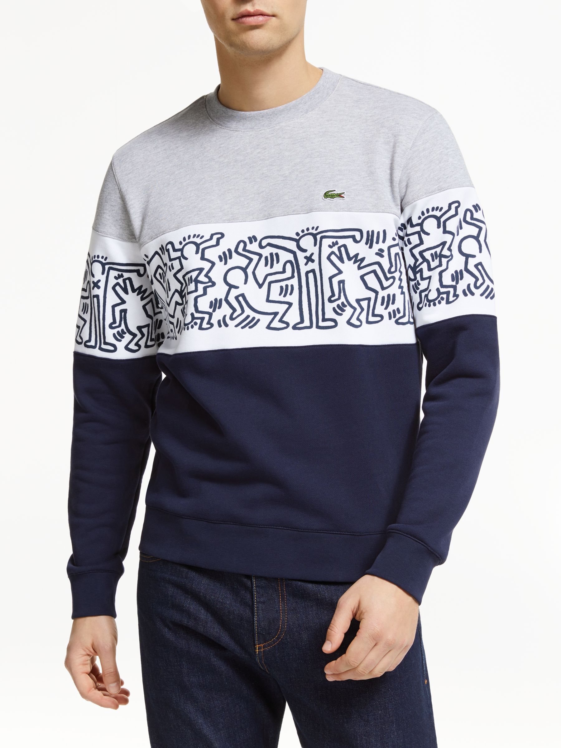 lacoste keith haring sweater