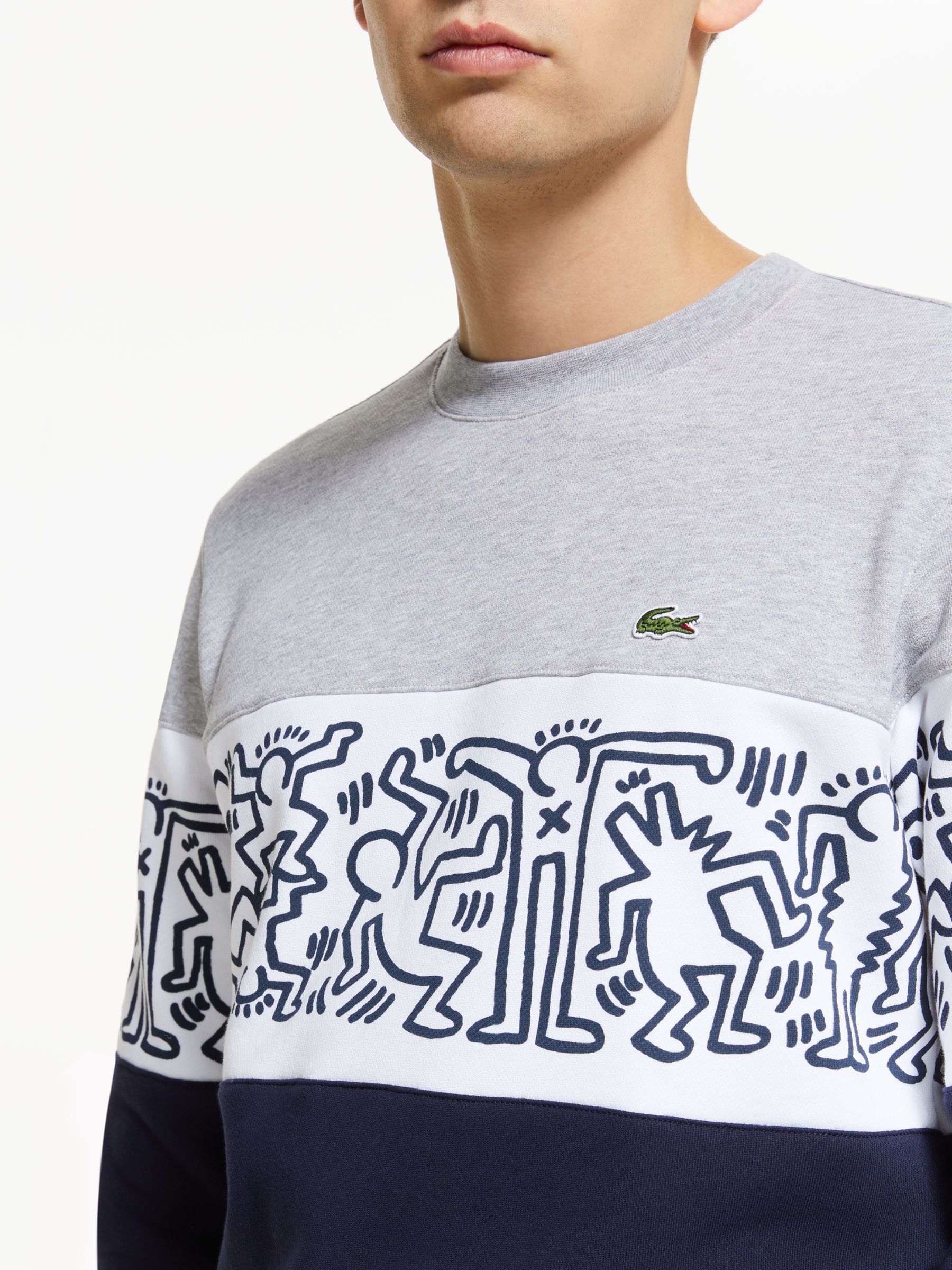 lacoste x keith haring sweater