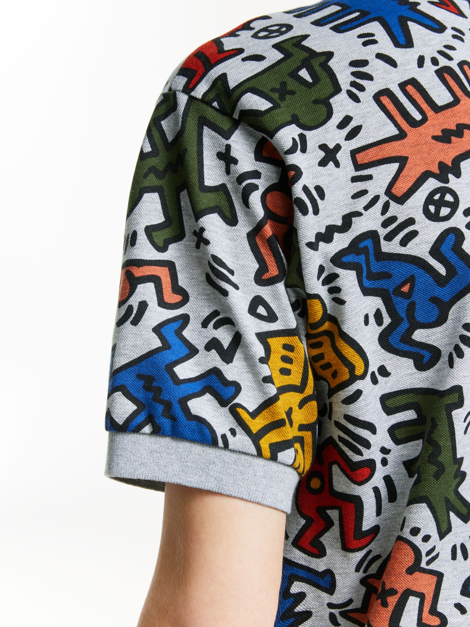 lacoste x keith haring shorts
