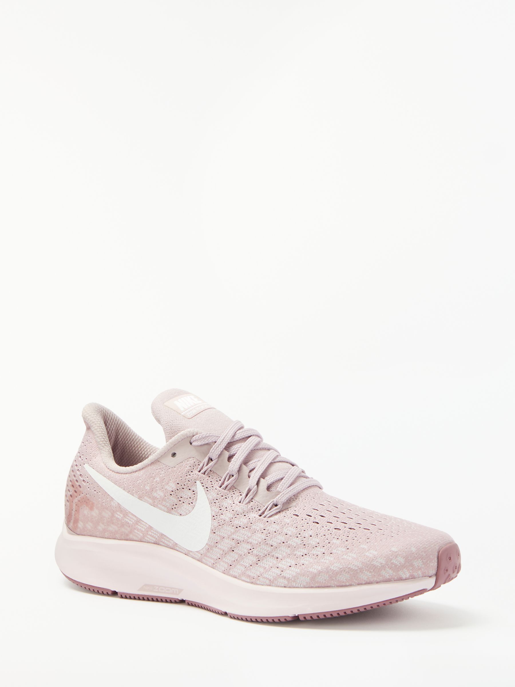 Nike Air Zoom Pegasus 35 Women's Running Shoes, Particle Rose/White at John  Lewis \u0026 Partners
