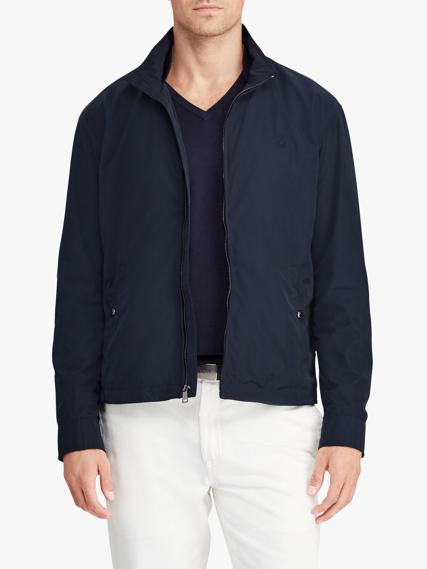 polo aviator navy jacket