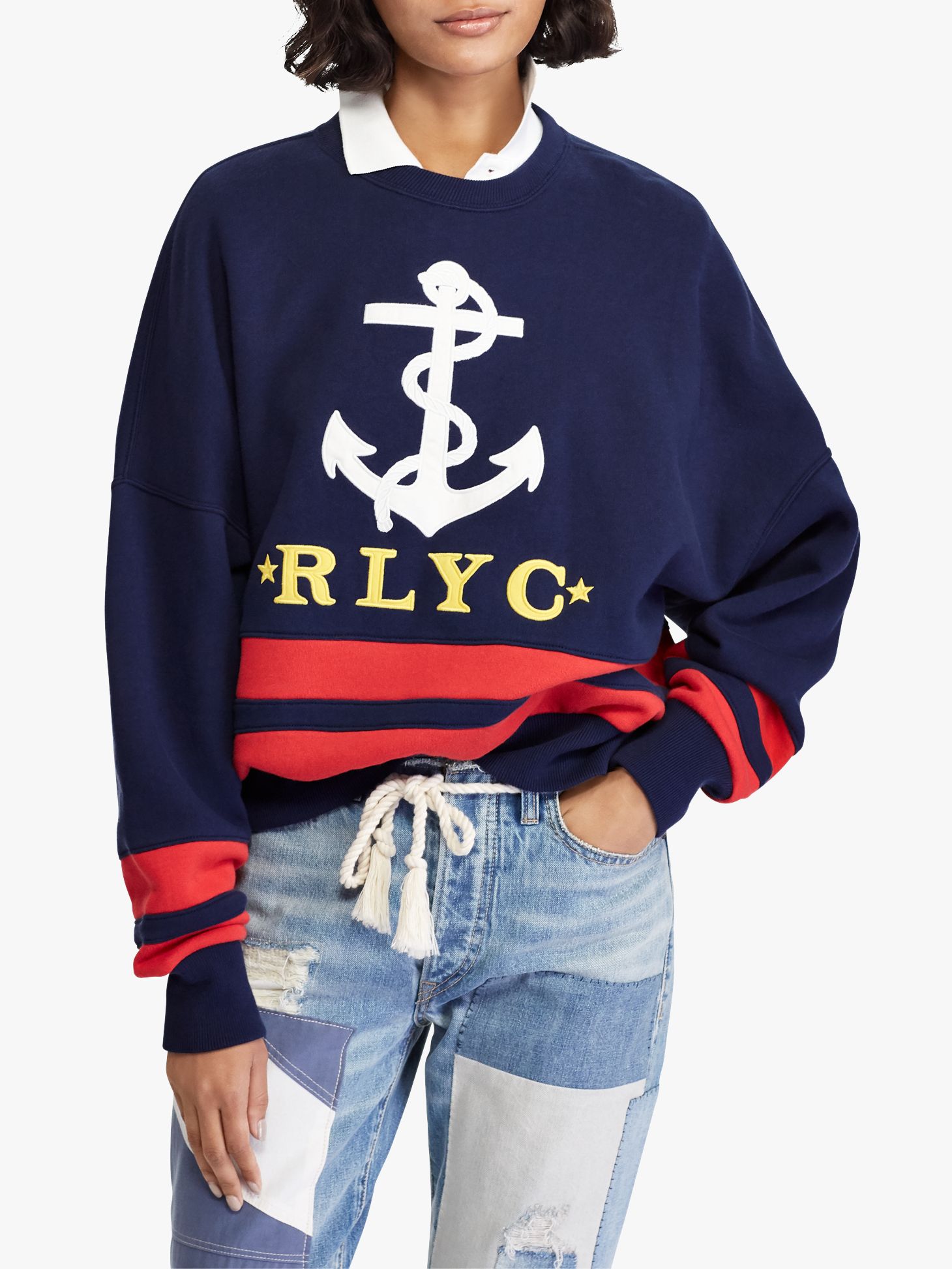 Polo Ralph Lauren Anchor Sweatshirt, Cruise Navy