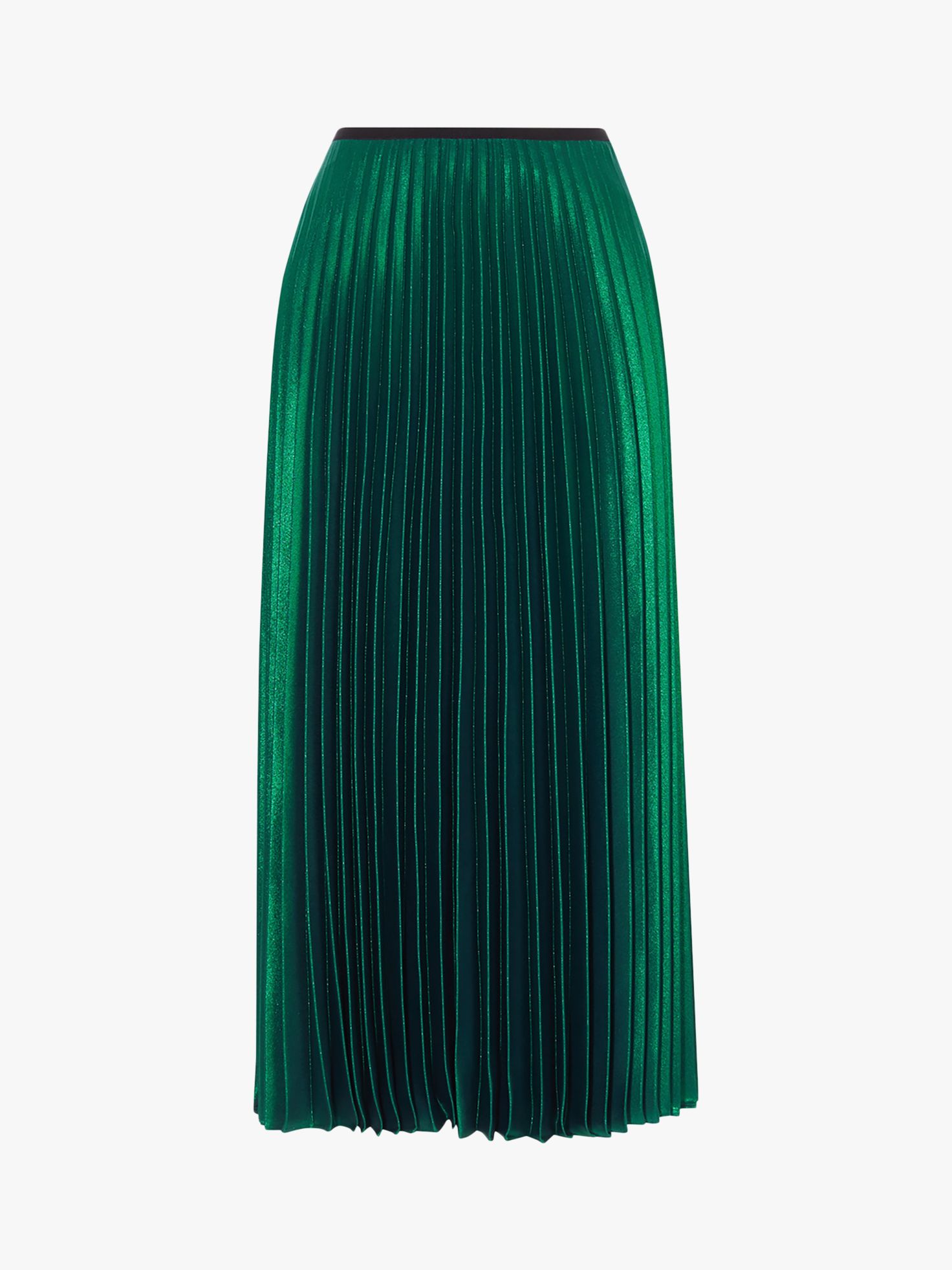 karen millen metallic pleated skirt