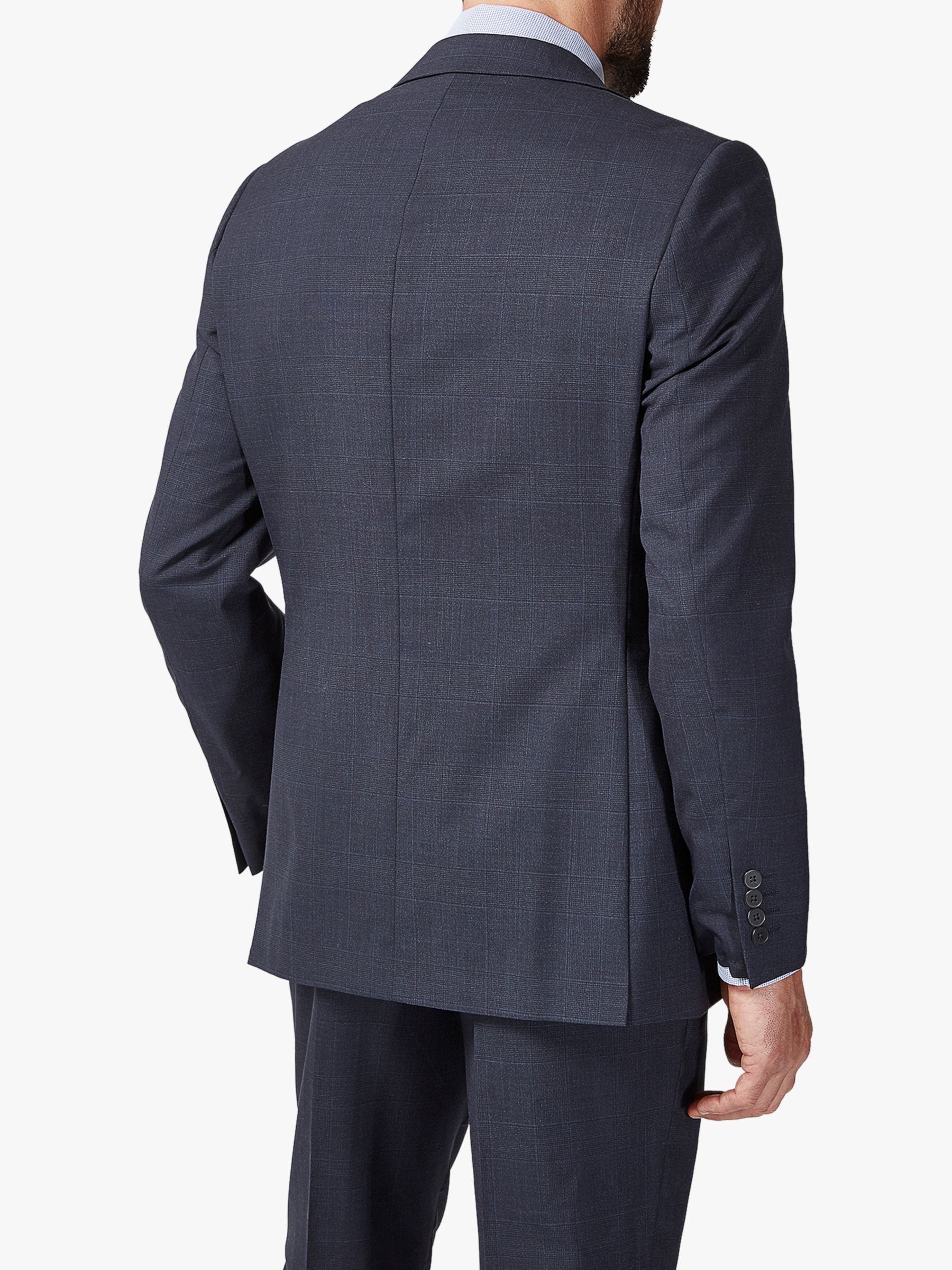 Chester by Chester Barrie Traveller Wool Subtle Check Tailored Suit ...