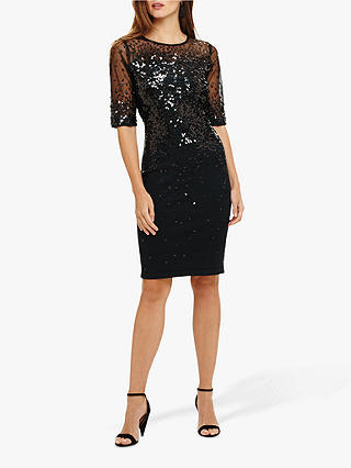 Phase Eight Orlena Embellished Knitted Dress, Pine