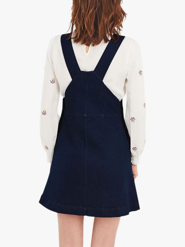 Dark denim dungaree outlet dress