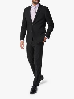 Richard James Mayfair Slim Super Suit Jacket, Black, 38S