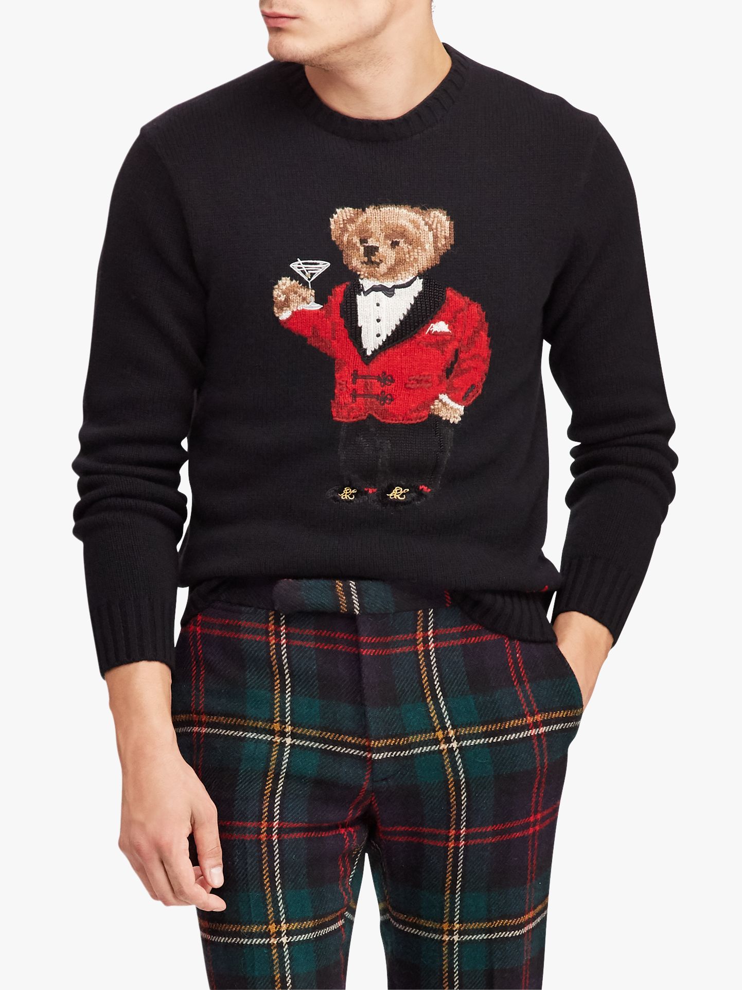 Polo Ralph Lauren Lunar New Year Bear Sweatshirt, Black
