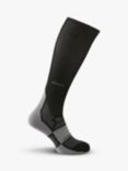 Hilly Pulse Compression Running Socks, Black/Grey