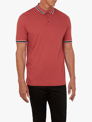 Ted Baker T for Tall Museo Spot Print Polo Shirt