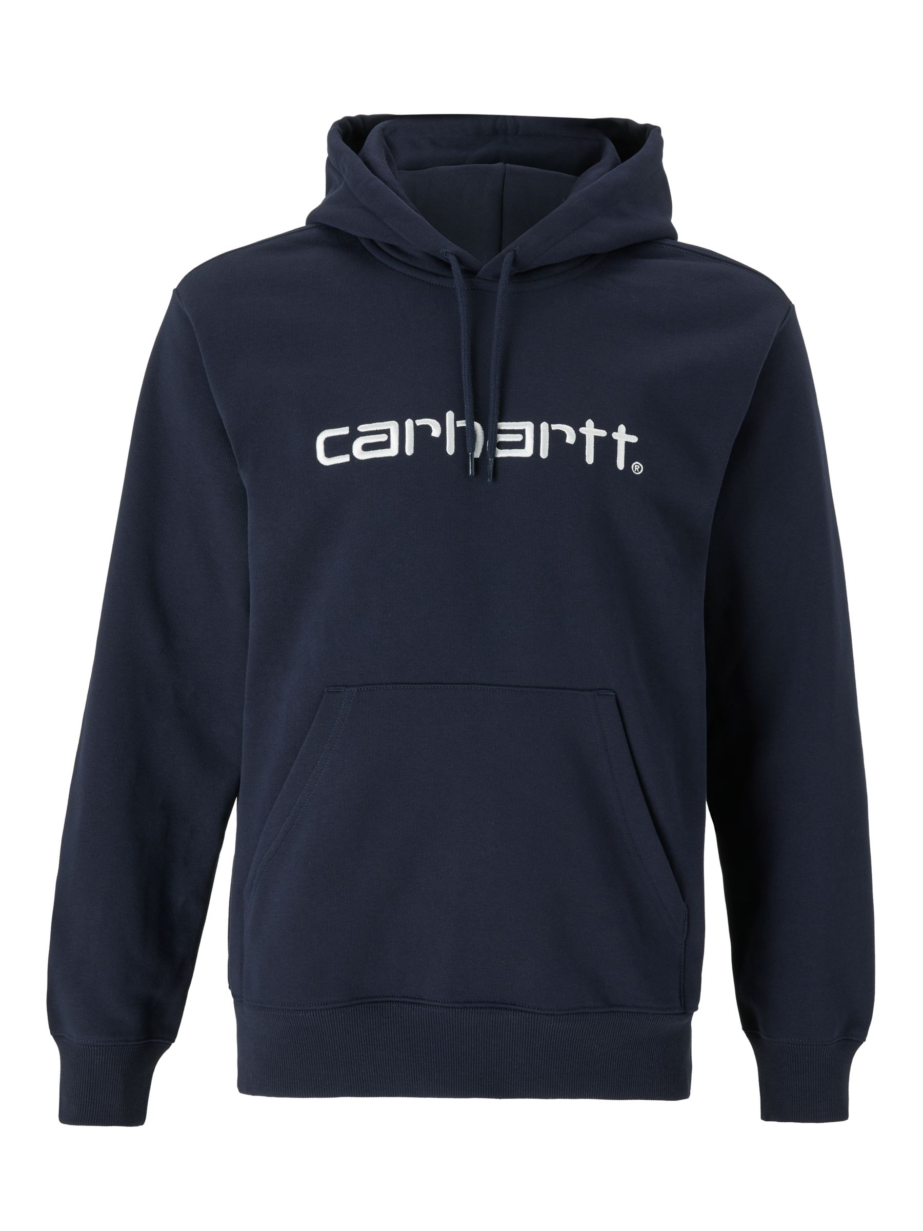 Carhartt WIP Hooded College Sweatshirt, Dark Navy/White