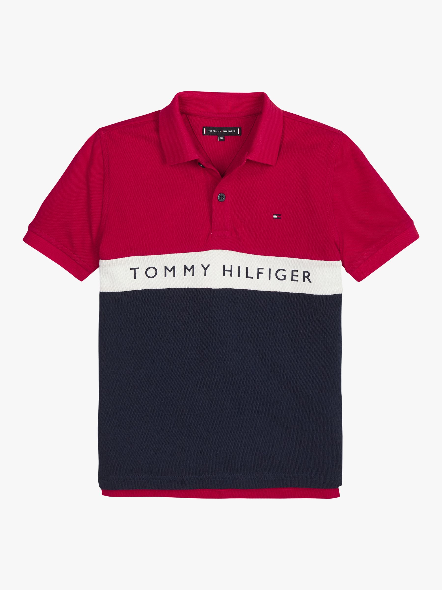 boys tommy hilfiger polo shirt