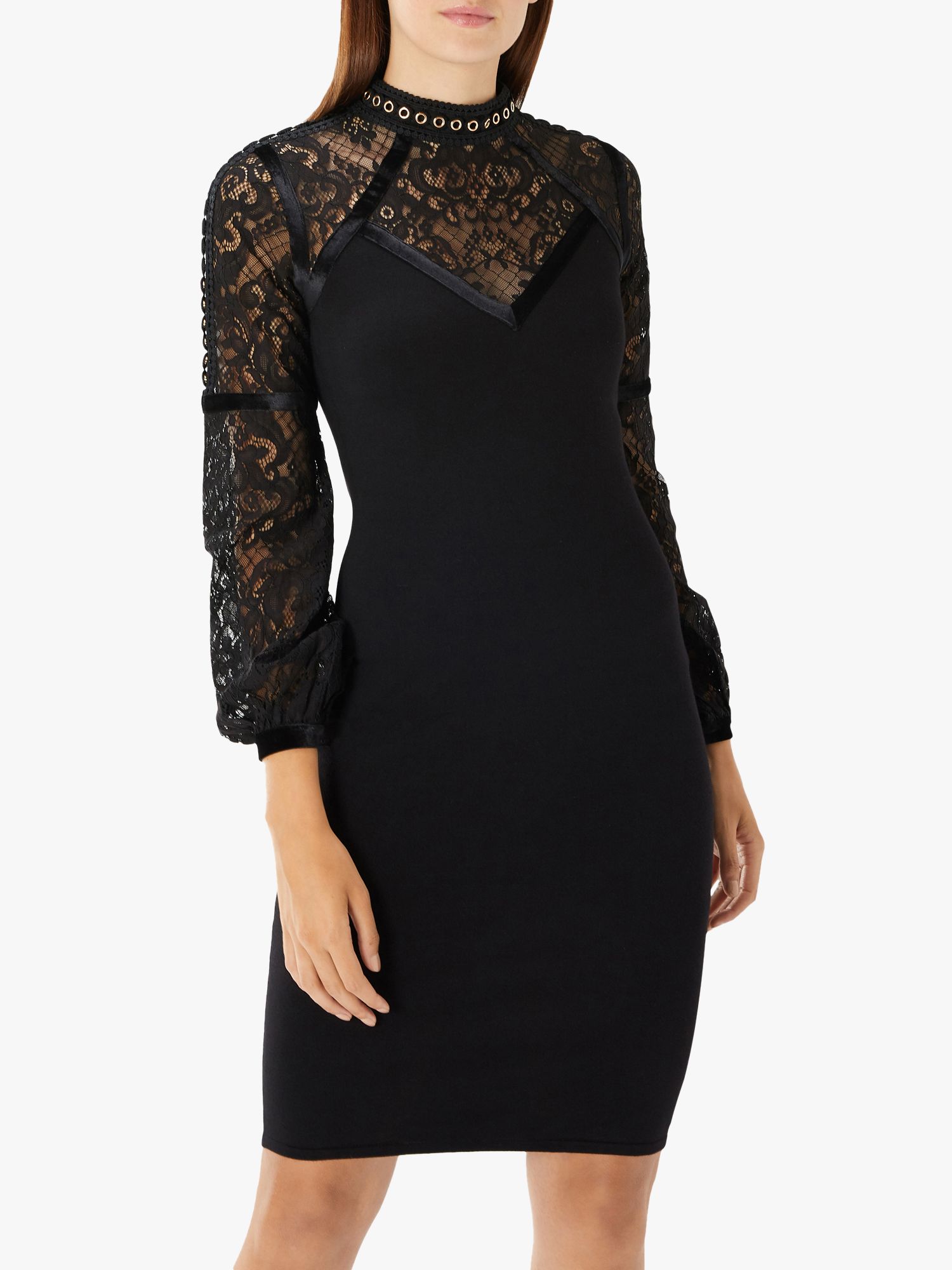 Coast Ursula Knit Dress, Black