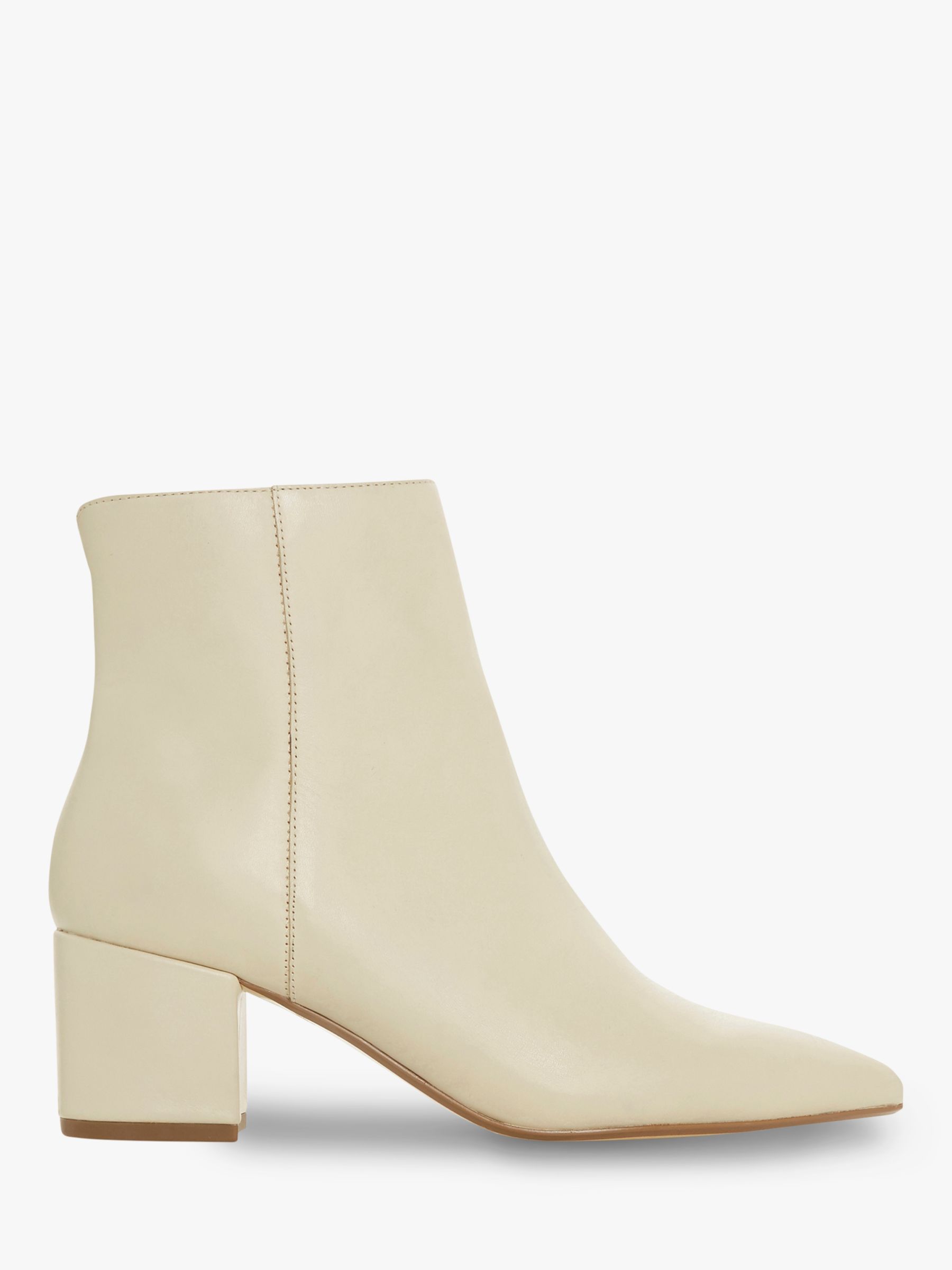 cream leather ankle boots uk