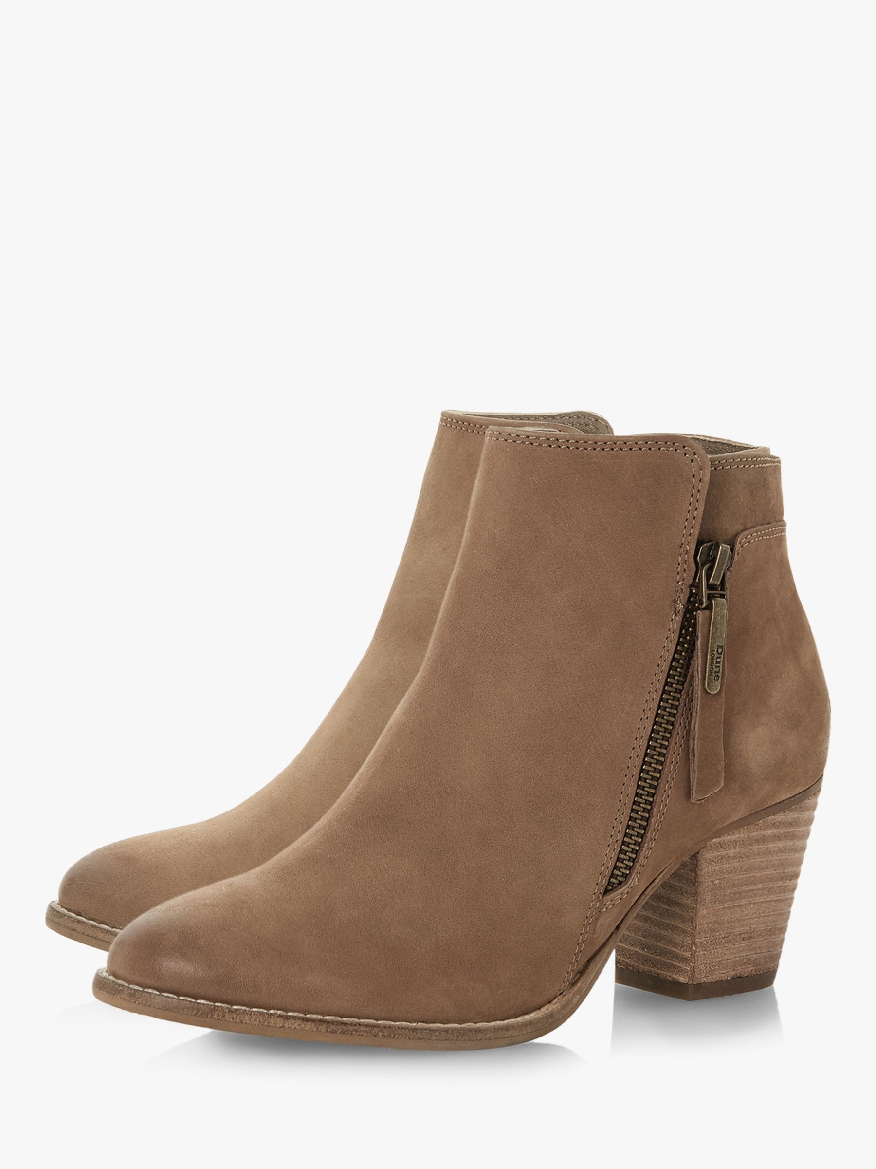 dune taupe ankle boots