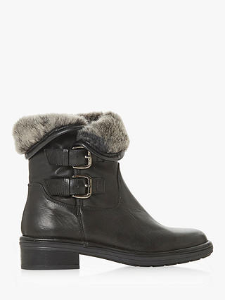 Dune Rita Leather Warm Lined Calf Boots
