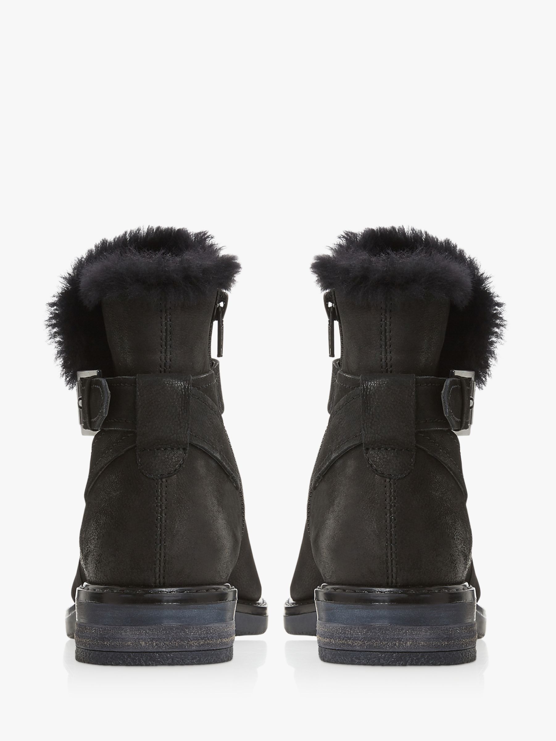 fur lined ankle boots