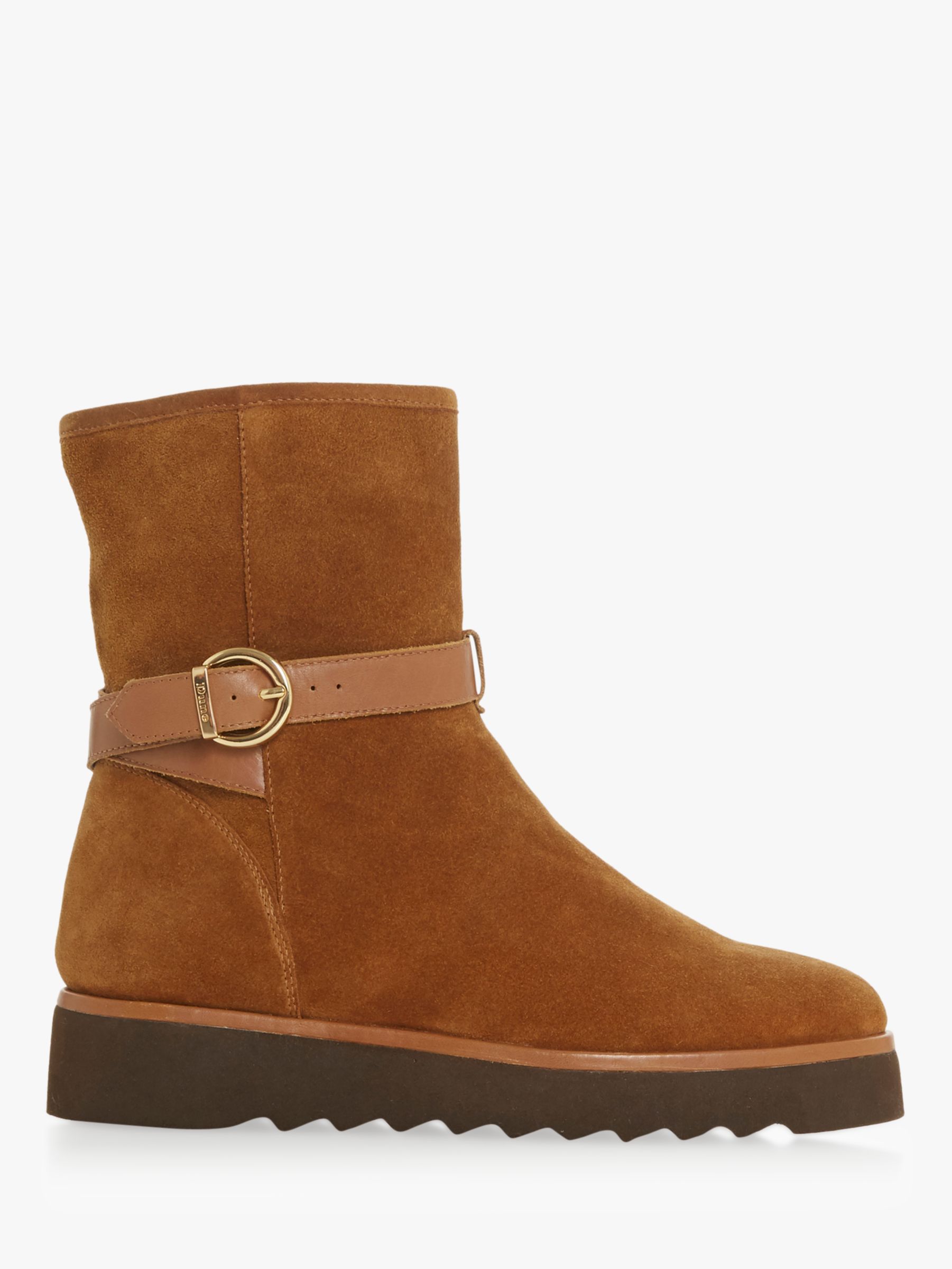Dune Pinata Suede Boots, Tan