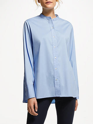 Winser London Poplin Shirt, Blue
