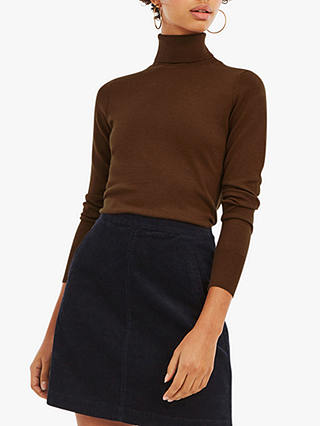 Oasis Lizzie Polo Neck Knit Jumper