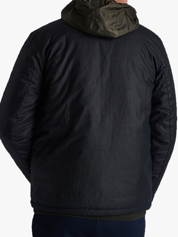 barbour international peak wax jacket