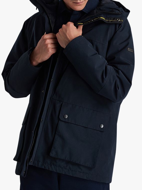 barbour international navy ridge jacket
