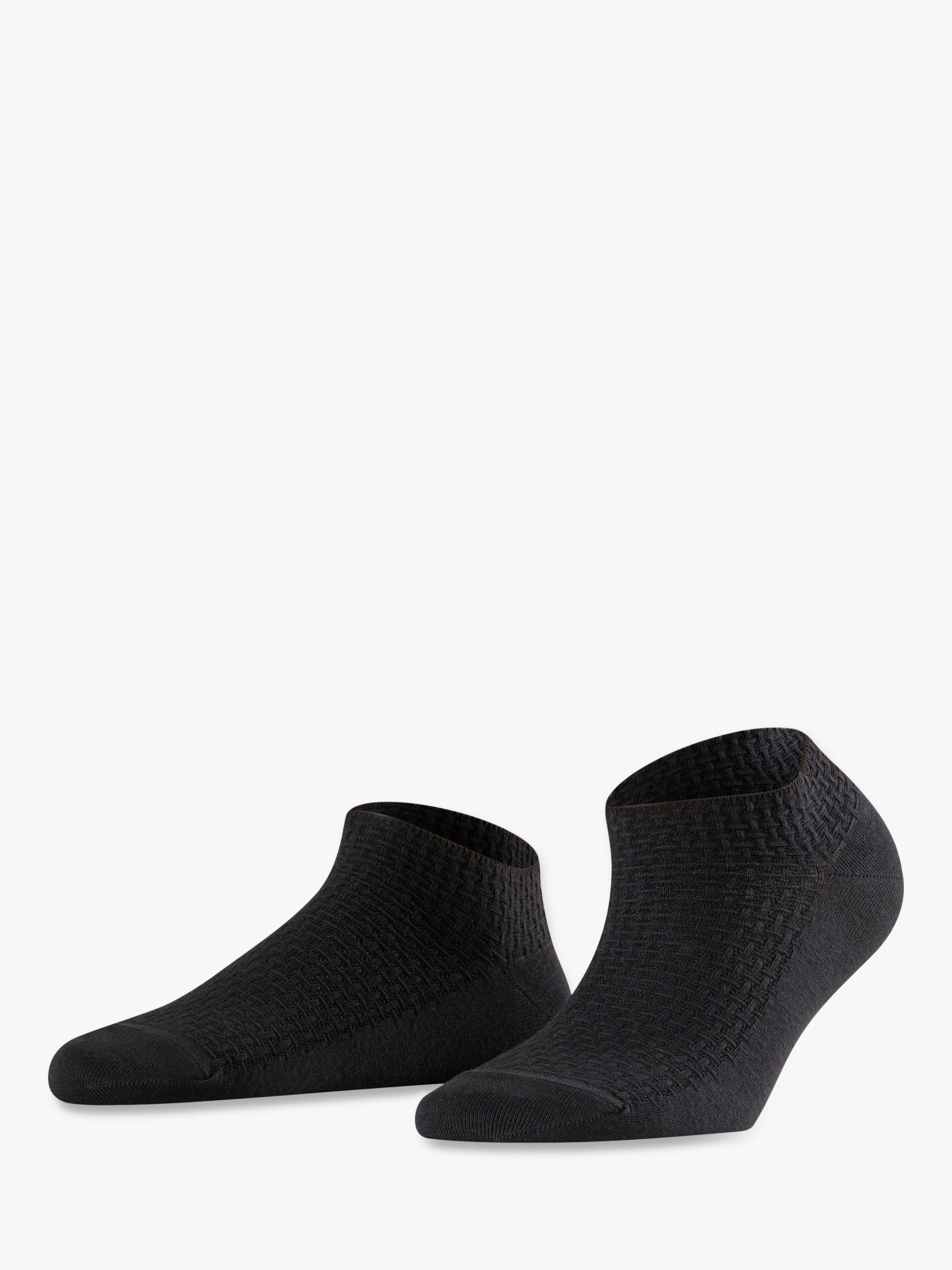 FALKE Dry Textured Trainer Socks, Black