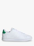 adidas Kids' Advantage Trainers, FTWR White/Green/Grey Two
