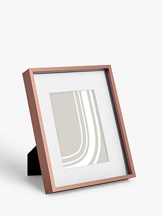 John Lewis & Partners Quadra Brushed Aluminium Photo Frame