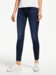 7 For All Mankind B(air) Skinny Crop Jeans, Mid Blue