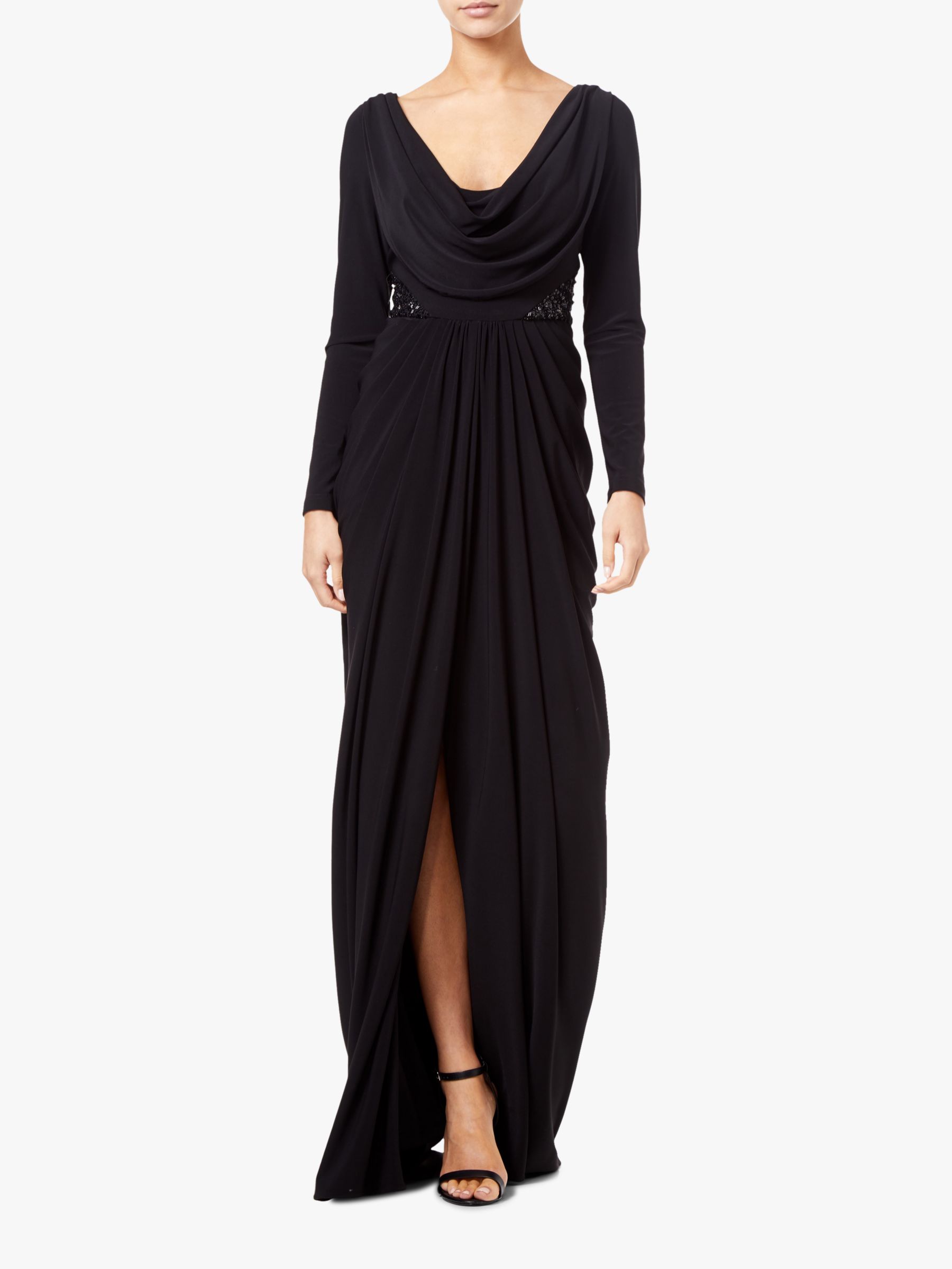 Adrianna Papell Jersey Maxi Dress, Black