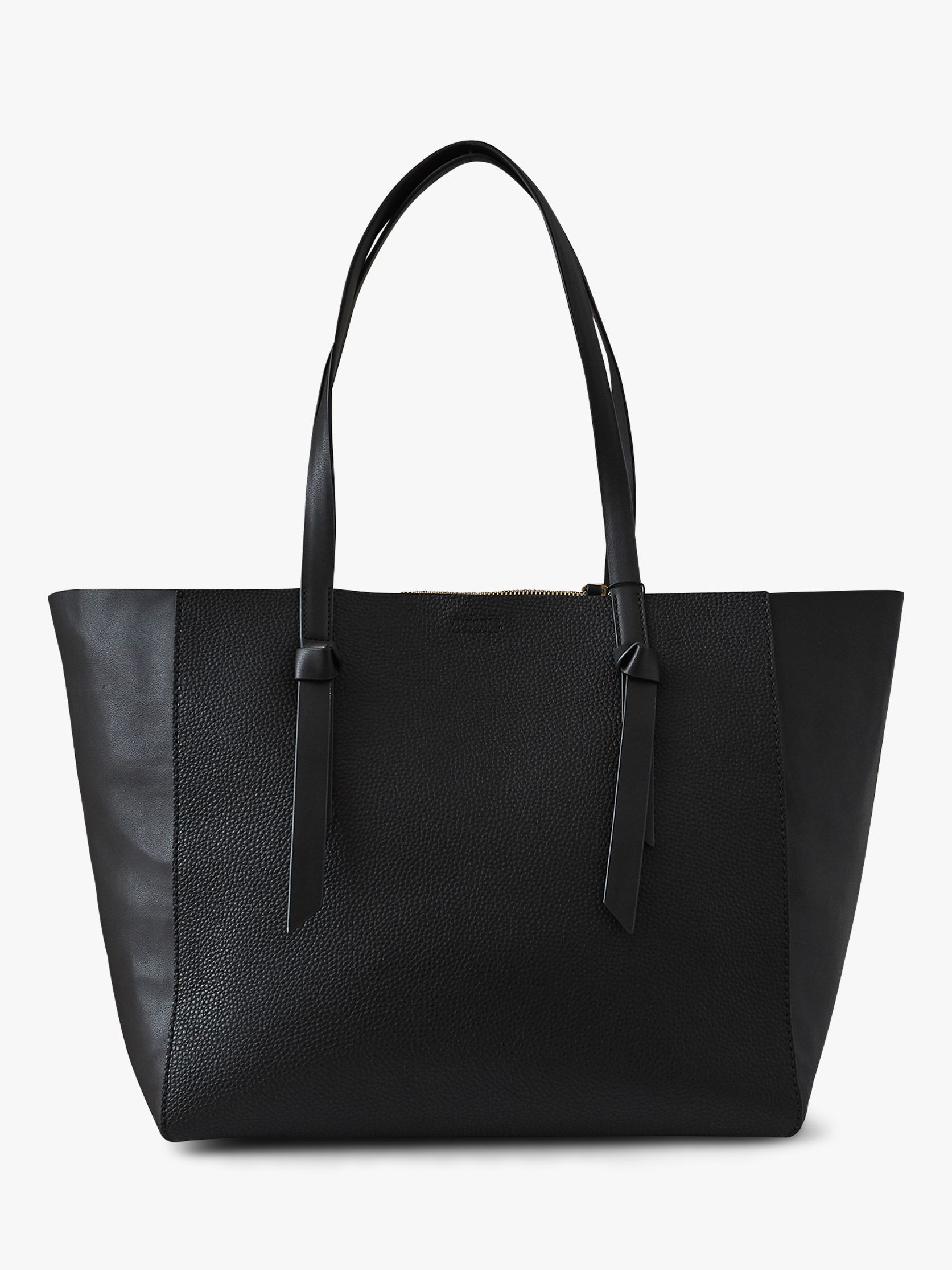 Reiss Kate Knot Contrast Panel Tote Bag