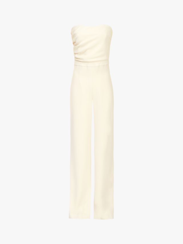 Reiss vianne bandeau cheap jumpsuit ivory