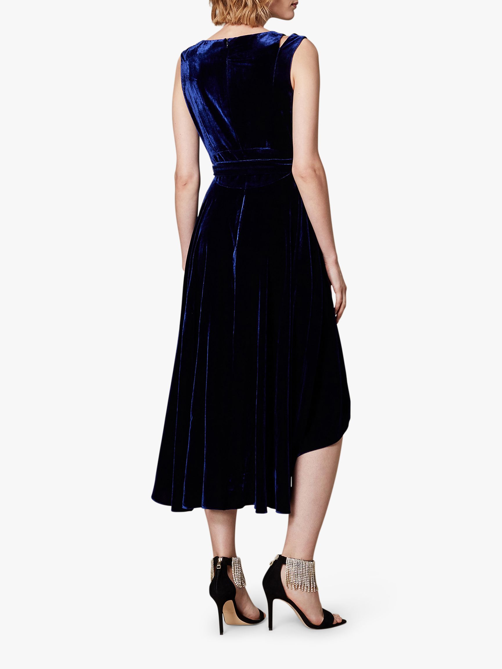 karen millen asymmetric belted dress