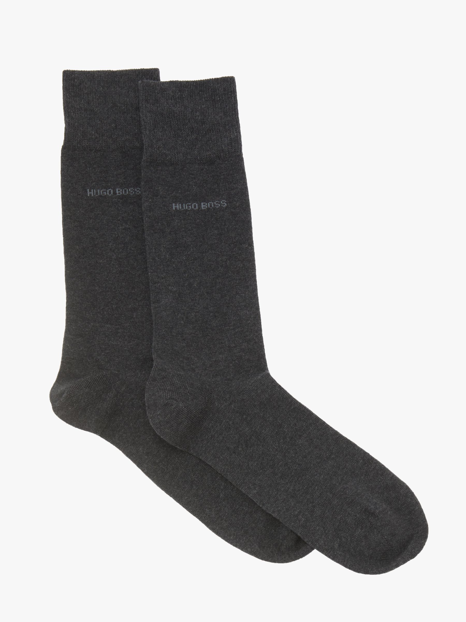 BOSS Plain Socks, Pack of 2