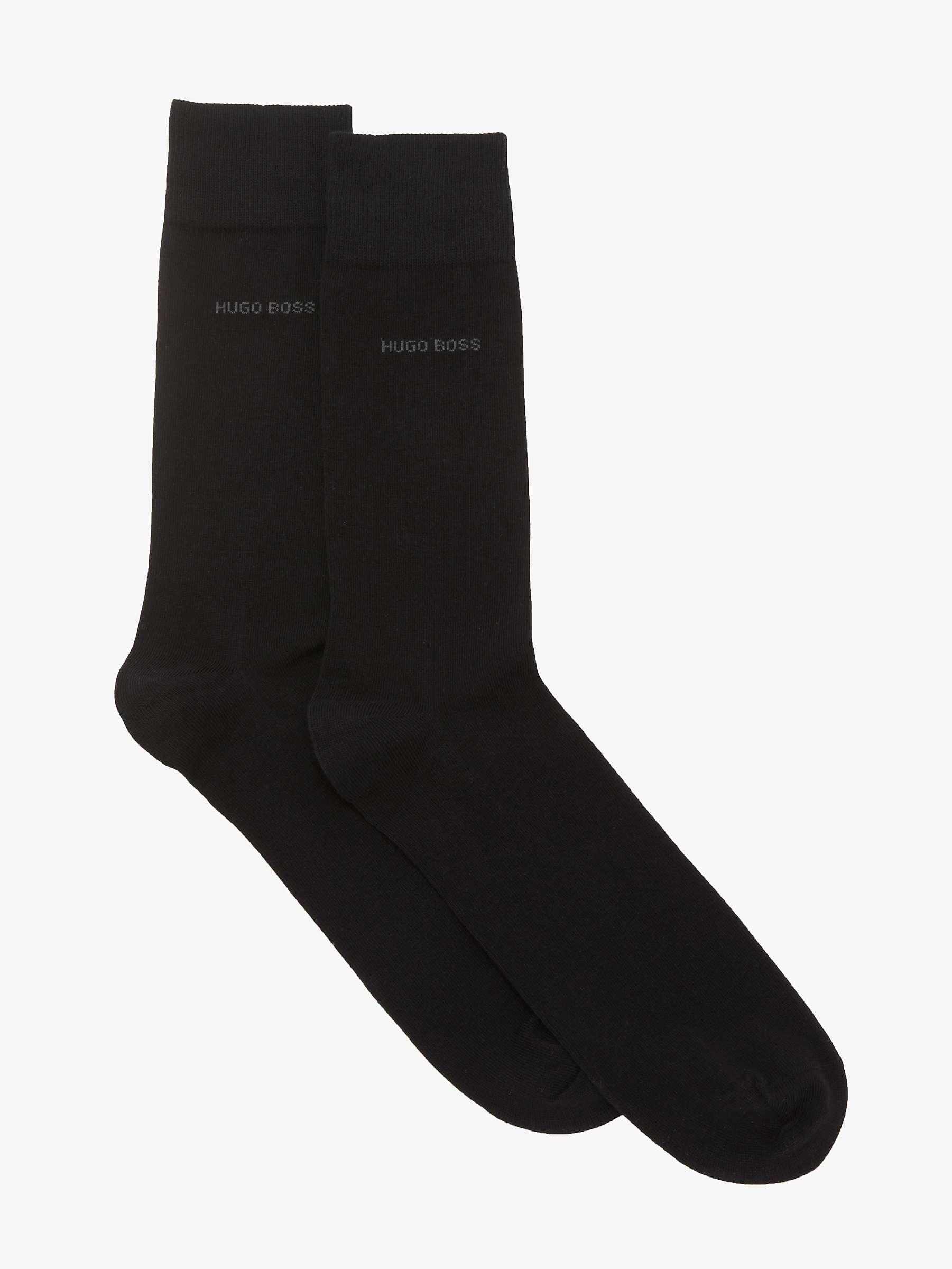 Buy BOSS Plain Socks, Pack of 2 Online at johnlewis.com