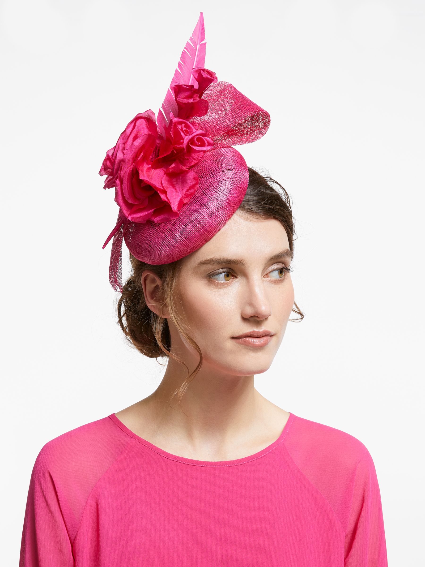 John Lewis & Partners Alexia Feather Floral Fascinator at John Lewis ...