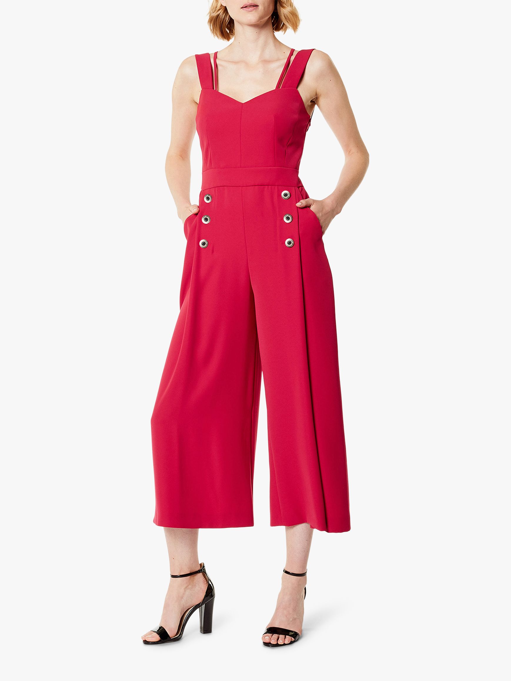 petite one shoulder jumpsuit