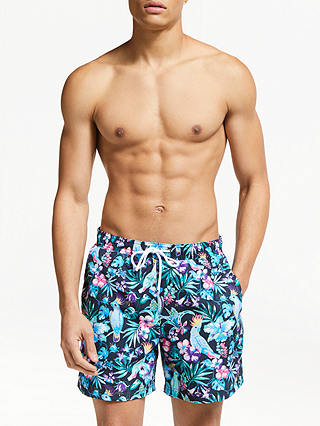 John Lewis & Partners Hyper Floral Swim Shorts, Multi