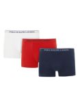 Polo Ralph Lauren Stretch Cotton Trunks, Pack of 3, Blue/Red/White