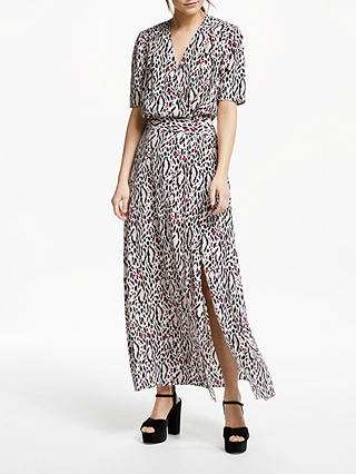Somerset by Alice Temperley Leopard Print Maxi Dress, Nude