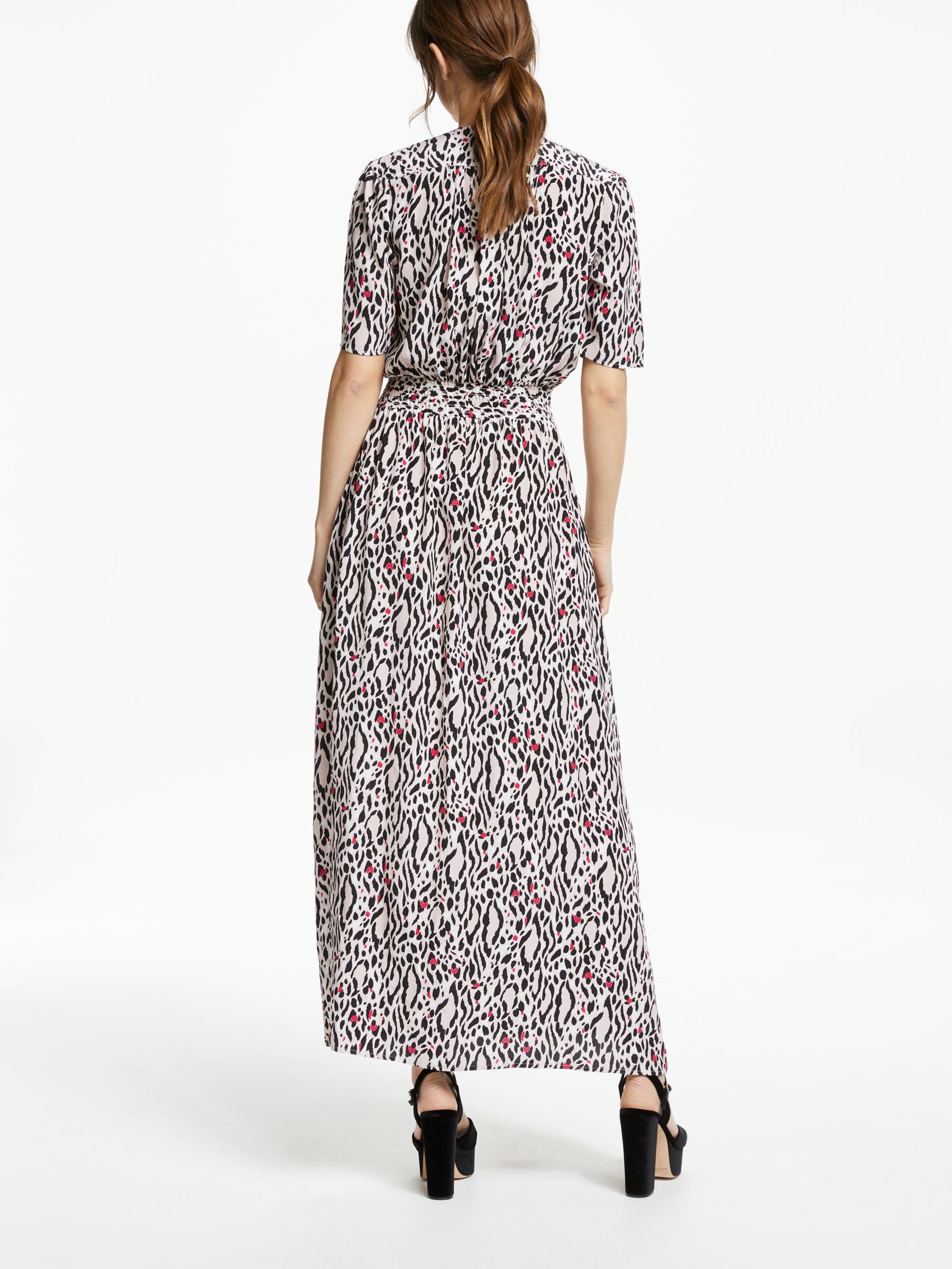 Somerset by Alice Temperley Leopard Print Maxi Dress, Nude at John ...