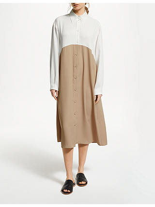 Modern Rarity J. JS Lee Midi Shirt Dress, Natural