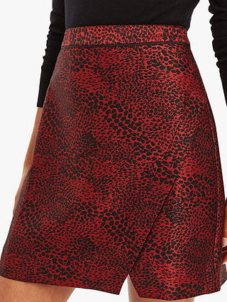Oasis Animal Jacquard Skirt, Multi