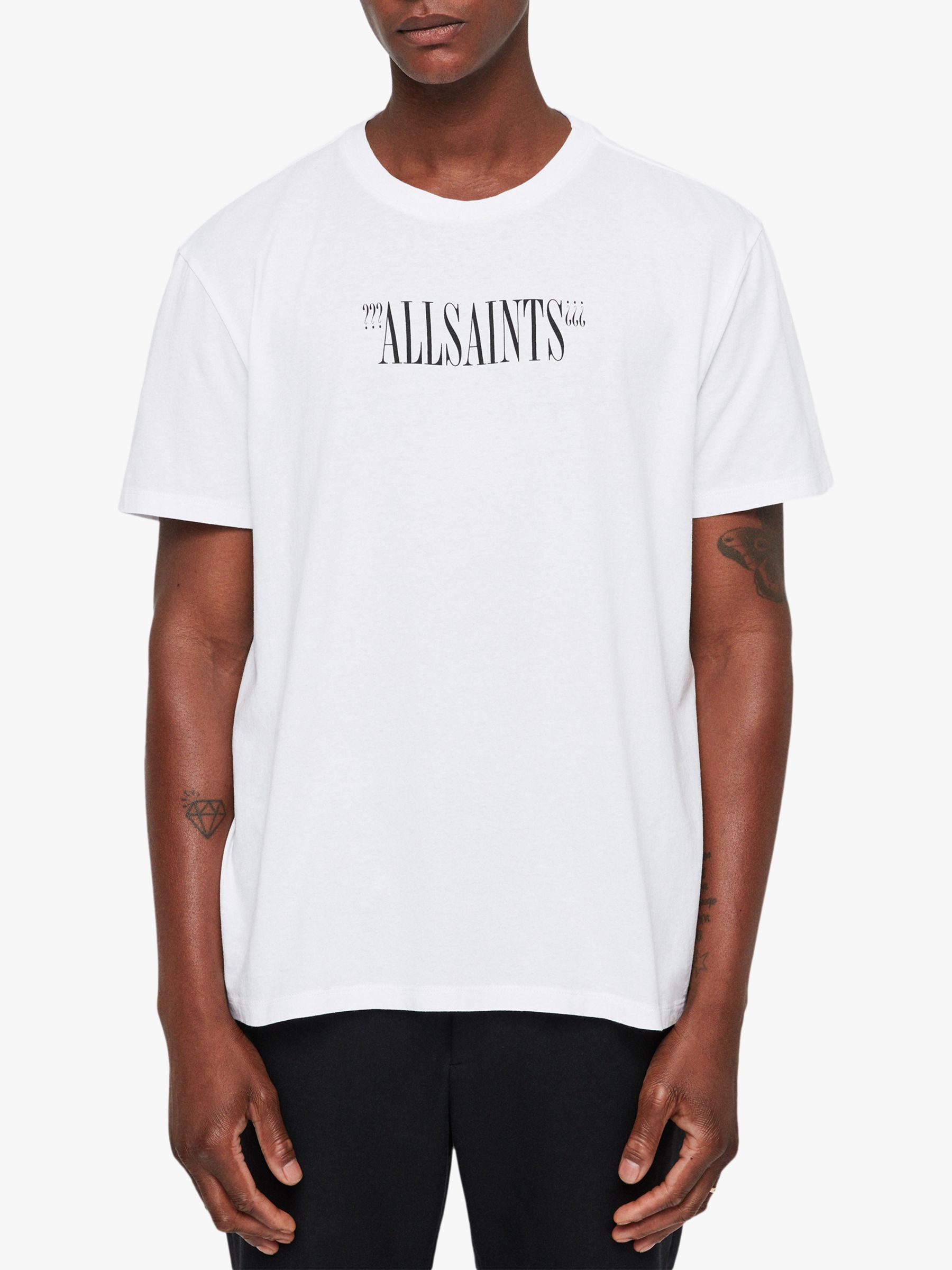 AllSaints Brackets Short Sleeve Logo T-Shirt