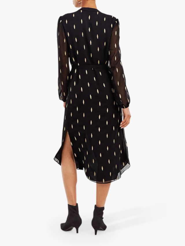 Oasis black shop utility dress