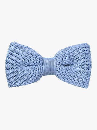 John Lewis & Partners Heirloom Collection Boys' Knitted Bow Tie, Blue